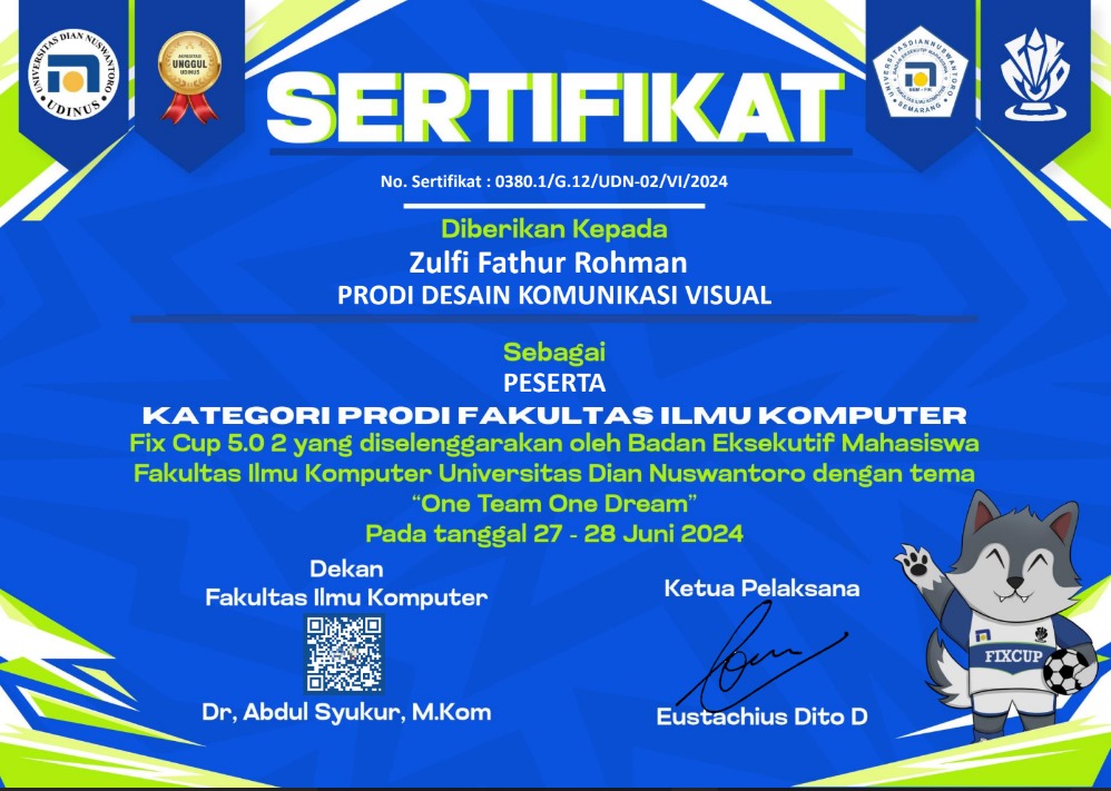 Sertifikat Peserta Prodi